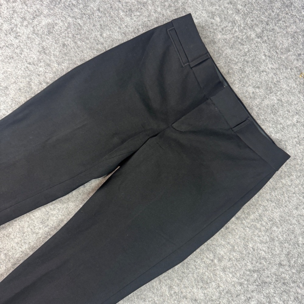 Banana Republic Sloan Black Tapered Ankle Pants Women Size 6 Stretch Slacks